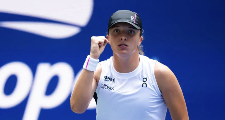 Świątek resiste a duelo muito duro rumo à terceira ronda do US Open
