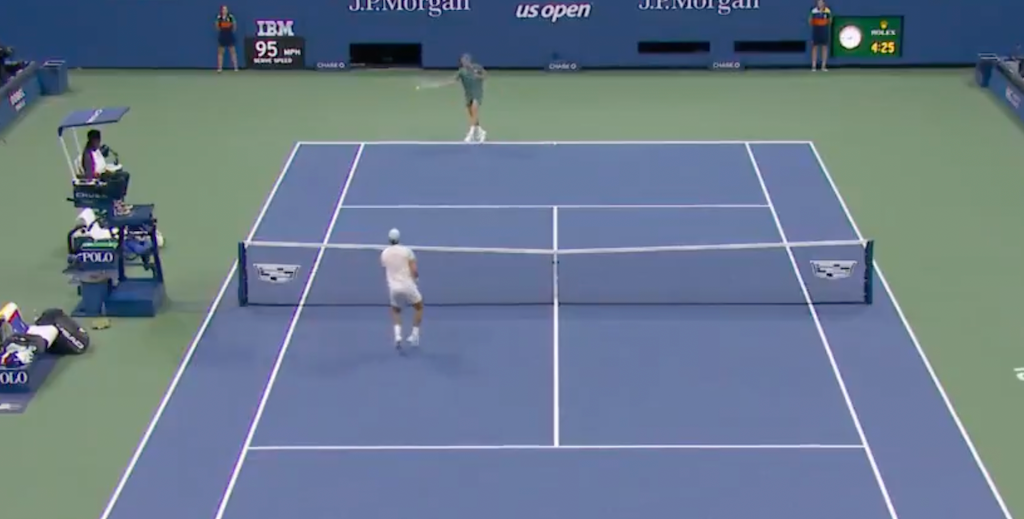 [VÍDEO] O incrível match point que deu o triunfo a Paul sobre Borges numa batalha fantástica