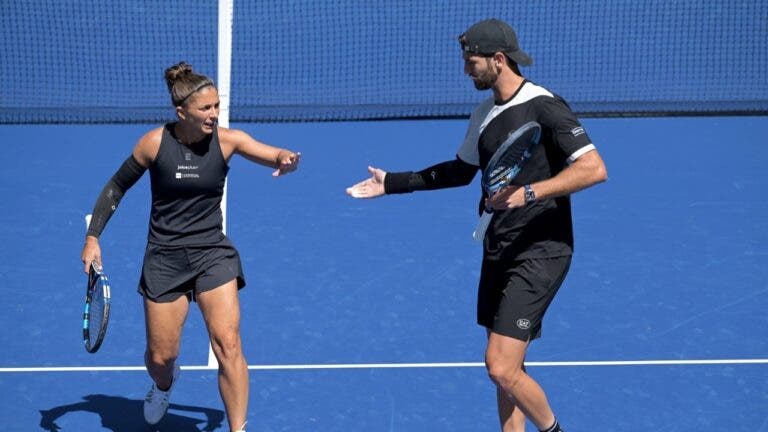 Errani e Vavassori arrasam formato dos pares mistos: «Vamos mostrar que os jogadores de duplas merecem ser respeitados»