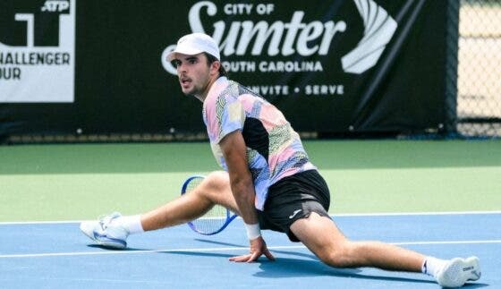 Jaime Faria fica à porta da final em Sumter e foca-se no qualifying do US Open