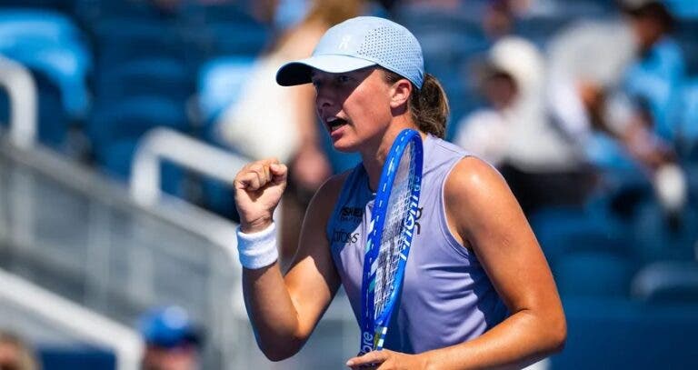 Swiatek continua a alimentar estatística surreal em torneios WTA 1000