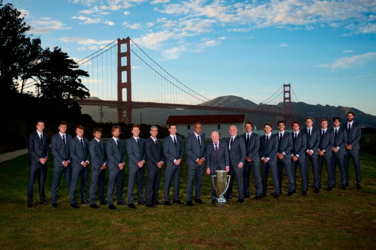 Aí está a icónica fotografia de família da Laver Cup 2025