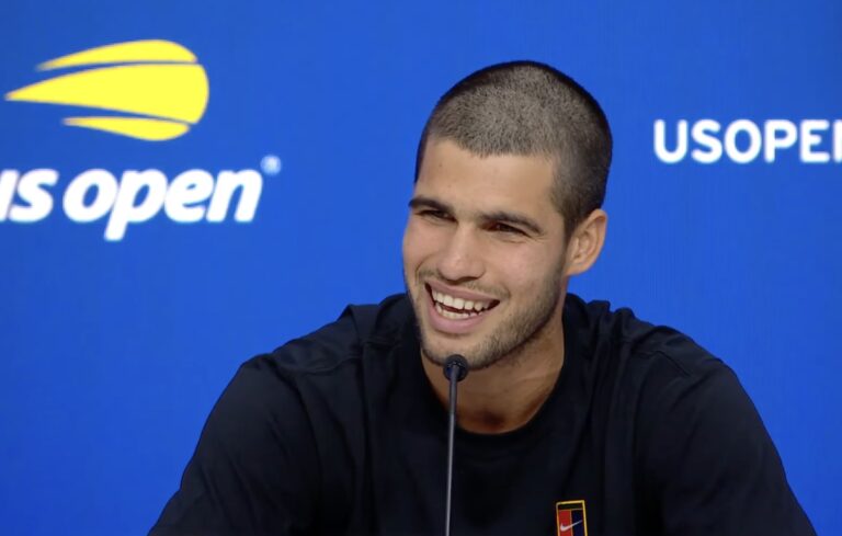 Carlos Alcaraz: “É impressionante o que o Djokovic continua fazendo em Slams”