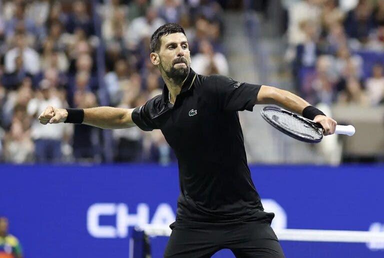Djokovic resiste a duelo fantástico e marca encontro com Alcaraz nas ‘meias’ do US Open