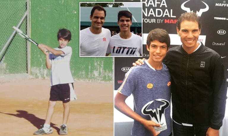 Alcaraz revela como foi a primeira vez em que esteve com Nadal