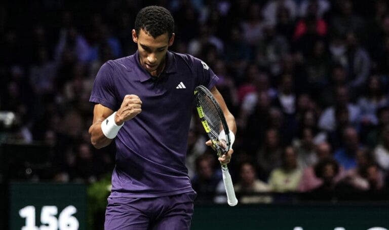 Auger-Aliassime faz Vacherot descer à terra com estrondo e aproxima-se das ATP Finals