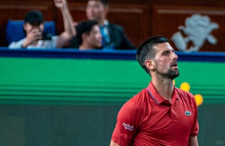 Djokovic e o calor extremo em Xangai: «É brutal jogar com 80% de humidade dia após dia»