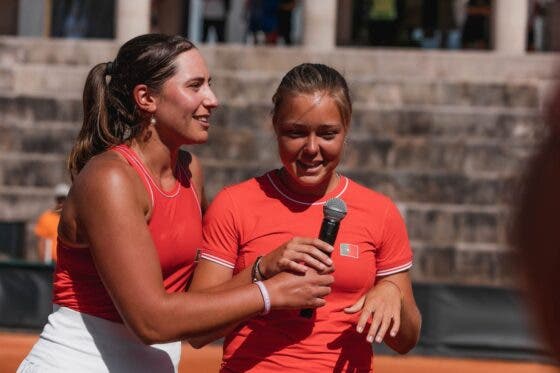 Francisca Jorge e Angelina Voloshchuk brilham e marcam duelo nos ‘quartos’ em Loulé