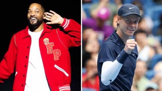 O crossover entre Jannik Sinner e Will Smith que não esperávamos
