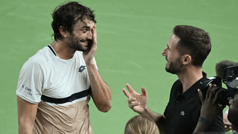 Vacherot: «Só estar do outro lado da rede de Djokovic já foi inacreditável»