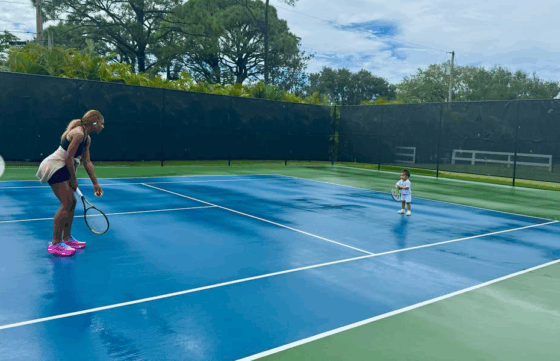 Serena Williams já deu as primeiras ‘aulas’ à filha de 2 anos