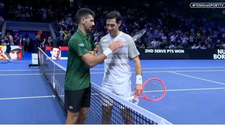 Borges despede-se de 2025 com derrota diante de Djokovic em Atenas