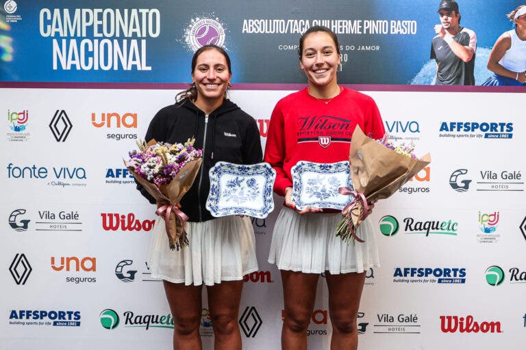 Francisca e Matilde Jorge são campeãs nacionais de pares pela sétima vez