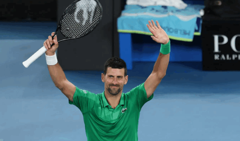 Djokovic arrasa rumo à 3.ª ronda; Musetti e Shelton… também