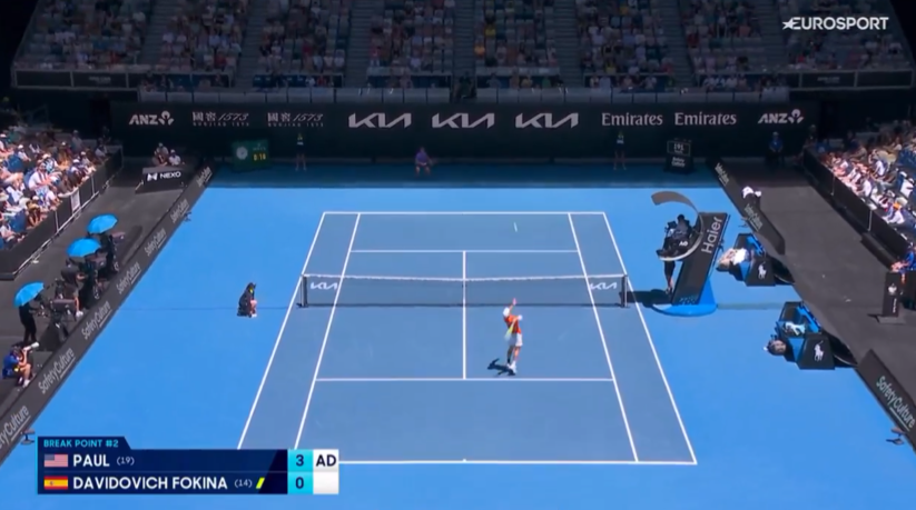 [VÍDEO] Davidovich candidata-se ao falhanço do ano após perdida surreal em Melbourne