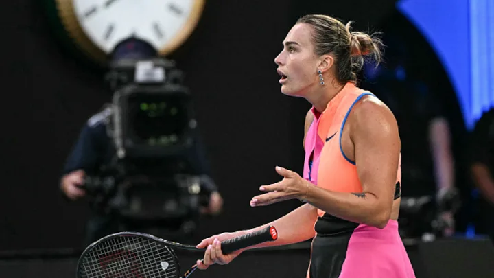 [VÍDEO] Sabalenka perdeu um ponto por causa… dos seus gritos no Australian Open