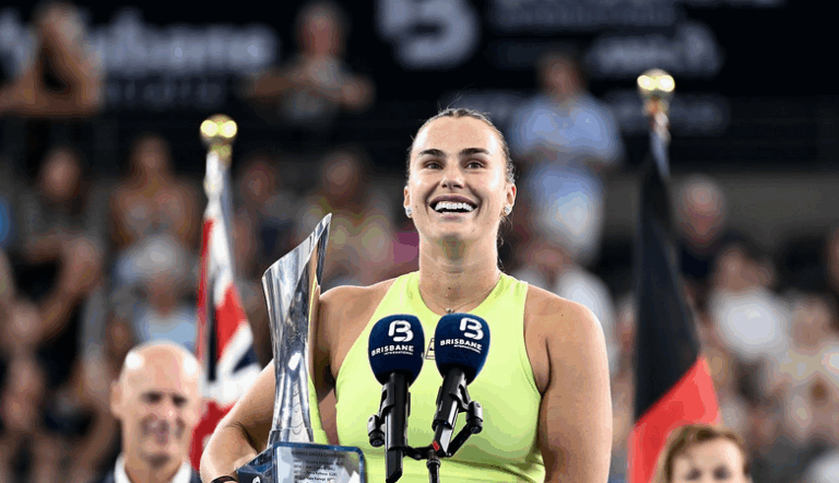 Sabalenka: «Surpreendi-me com o nível a que joguei em Brisbane»