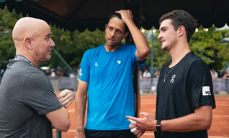 Agassi está no Rio, esteve com Fonseca e aconselha: «Expectativas são um elogio»