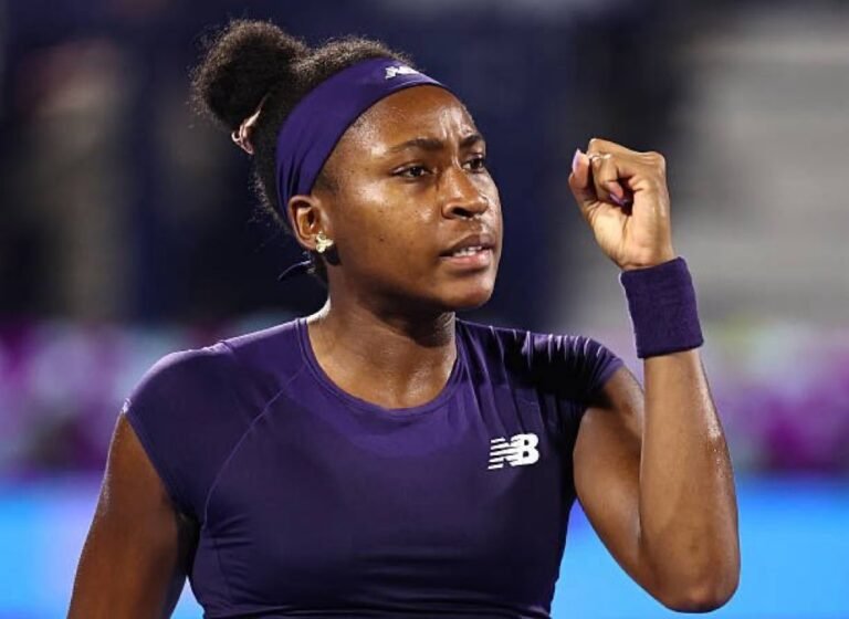 Gauff salva três match points e avança para os quartos de final no Dubai
