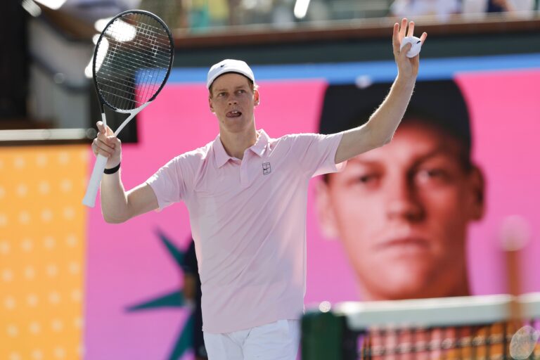 Sinner é o mais jovem de sempre na final de todos os Grand Slams e Masters 1000 em piso rápido