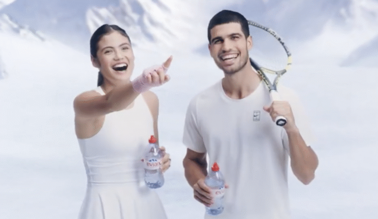 [VÍDEO] Alcaraz e Raducanu juntam-se em anúncio publicitário