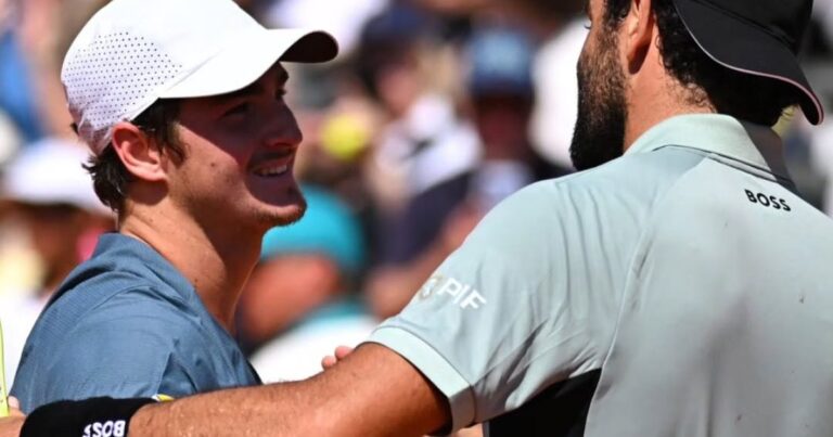 Berrettini rendido a Fonseca: «Não tem defeitos, vai lutar por tudo com Sinner e Alcaraz»