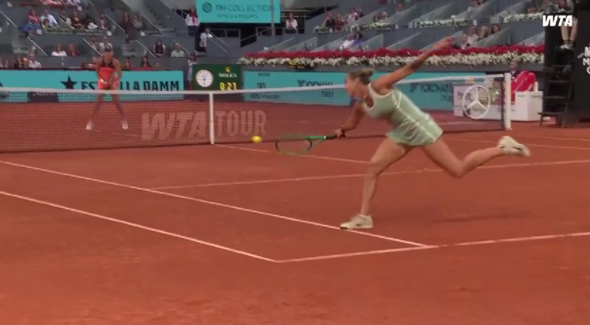 [VÍDEO] O incrível ponto que Sabalenka define como o melhor da sua carreira