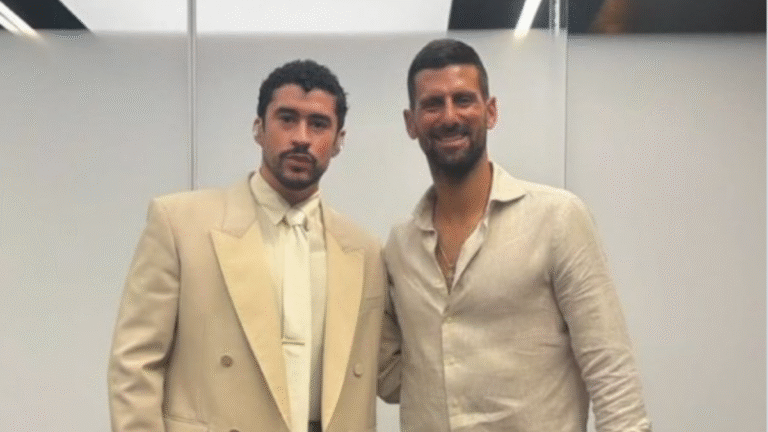 [VÍDEOS] Djokovic esteve na famosa Casita de Bad Bunny e até cantou perante 50 mil pessoas