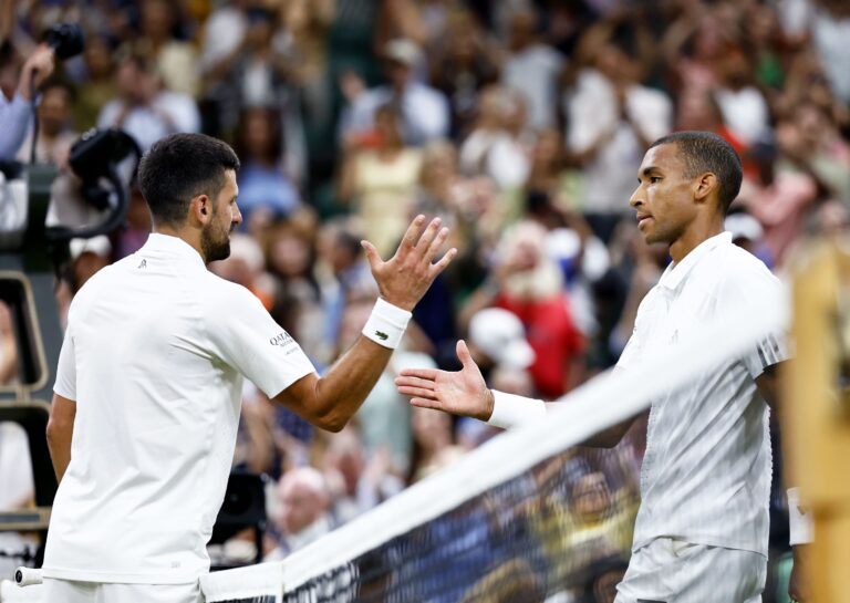Aliassime: «Djokovic demonstrou que quando mais importa é melhor»