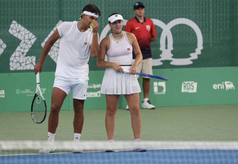 Rocha e Matias perto das medalhas nos pares mistos dos Jogos do Mediterrâneo