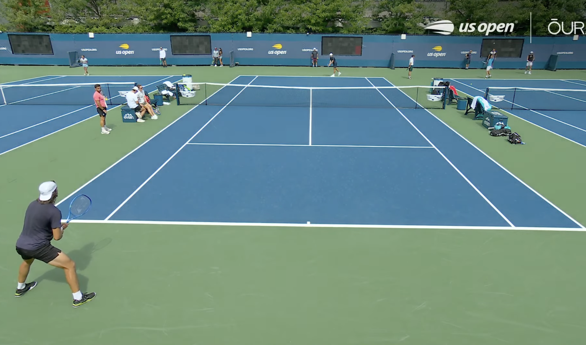 [VÍDEO] Jaime Faria treinou com Alex De Minaur no US Open