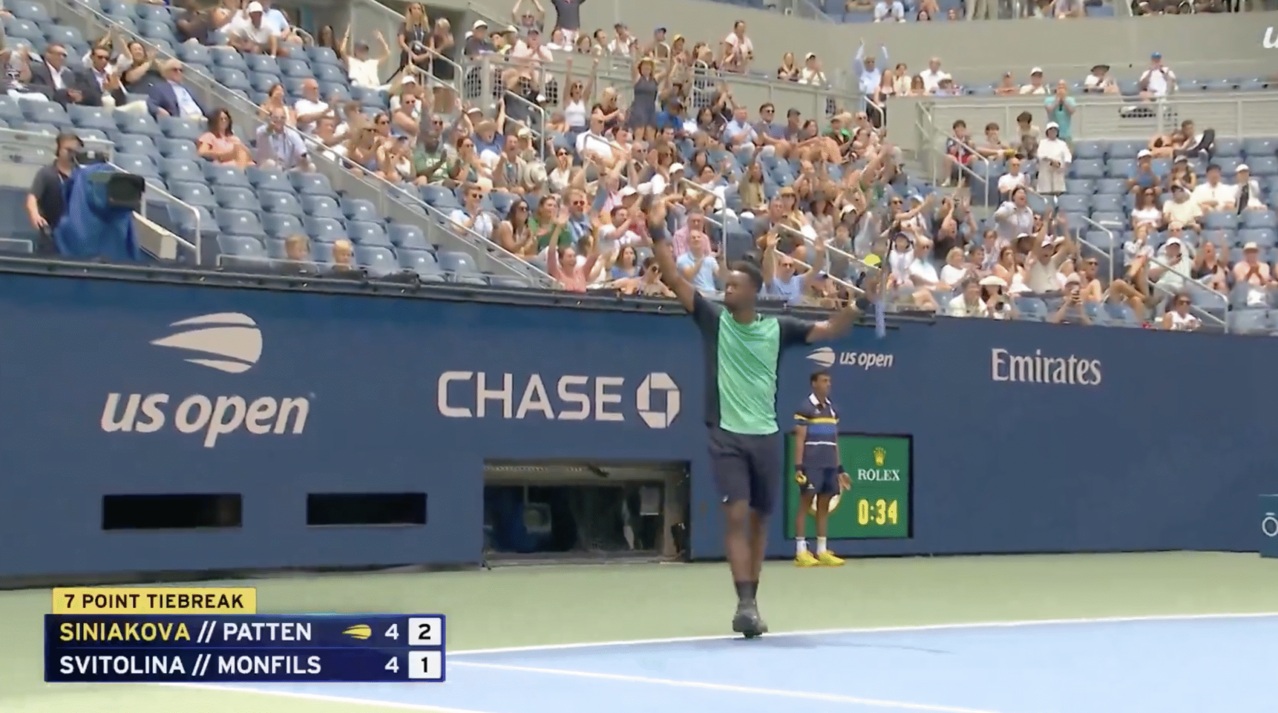 [VÍDEO] Inacreditável: Monfils protagoniza um dos pontos do ano no US Open