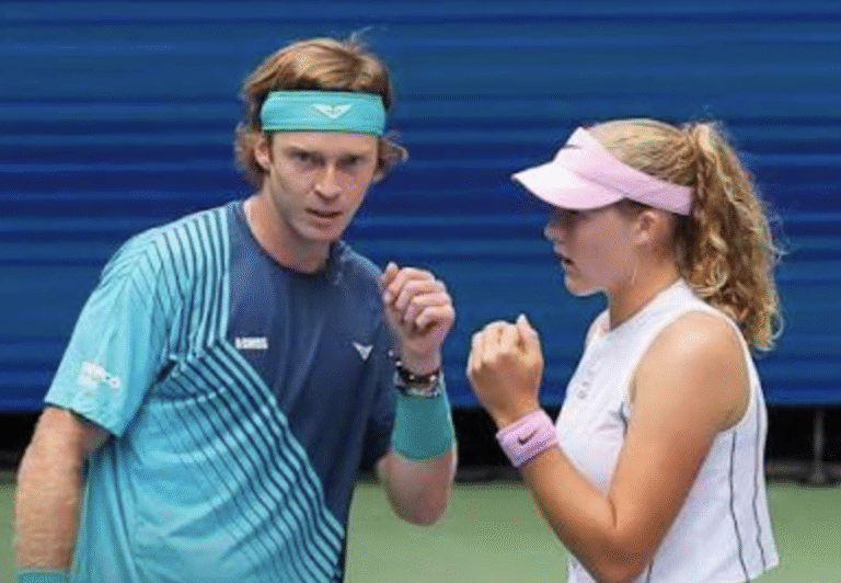 Andreeva e Rublev completam elenco das meias-finais de pares mistos do US Open