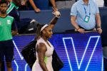 Serena Williams não quis falar em court nem aos jornalistas após derrota em Cincinnati