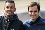 A curiosa reação de Kyrgios ao fim de carreira de Federer... com Djokovic e Nadal à mistura