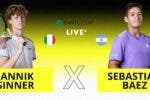 [AO VIVO] Acompanhe Sinner x Baez pela Davis Cup Finals em tempo real