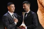 Djokovic recebeu prémio entregue por Ronaldo: «É um sonho tornado realidade, não esperava»
